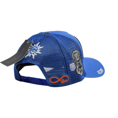 🔵 Godspeed Blue Trucker Cap | Premium Graphic Streetwear Hat 🧢