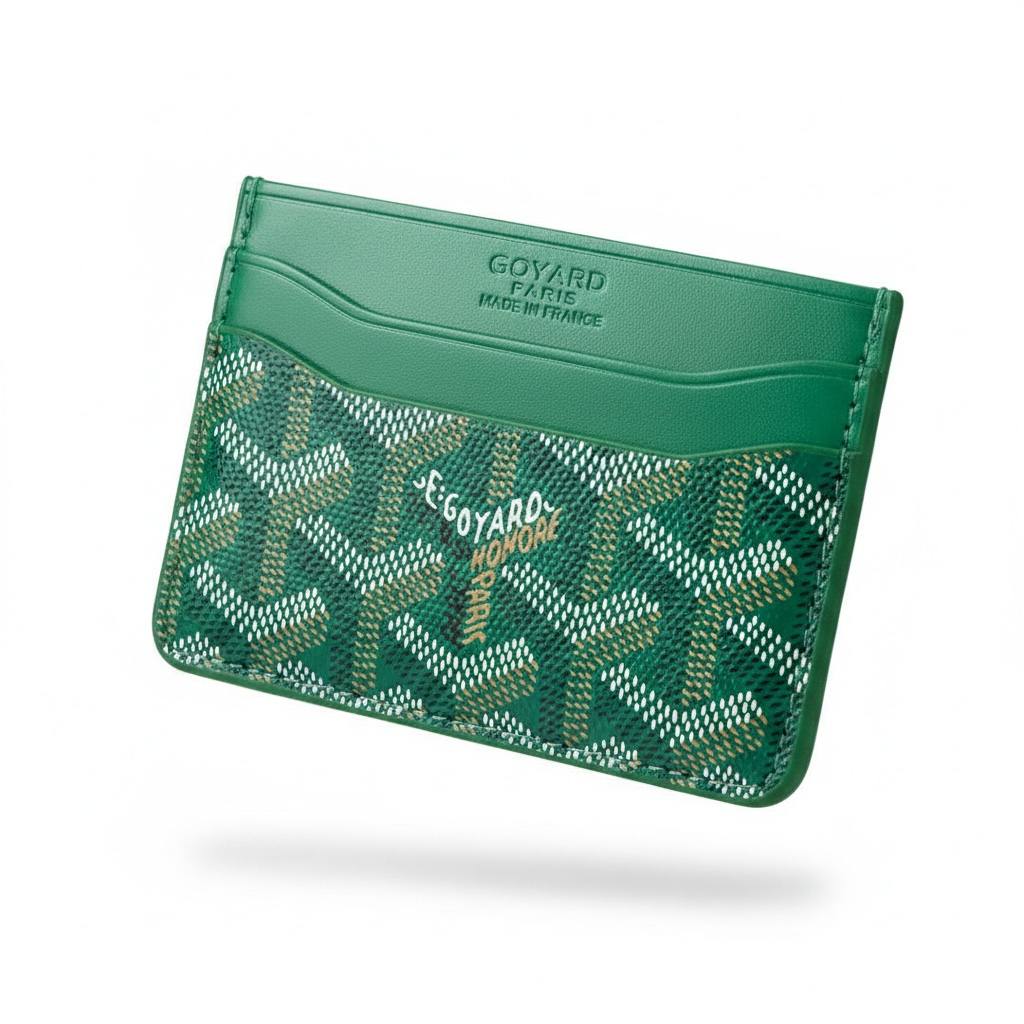 Goyard Green Card Holder – Signature Luxury Statement 💚✨