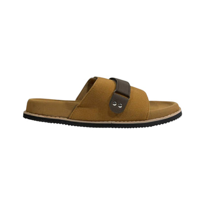 Gucci Camel Comfort Slides – Premium Adjustable Luxury Sandals 🤎👡