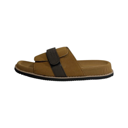Gucci Camel Comfort Slides – Premium Adjustable Luxury Sandals 🤎👡