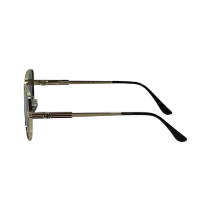 Gucci Heritage Polarized Gold Square Sunglasses