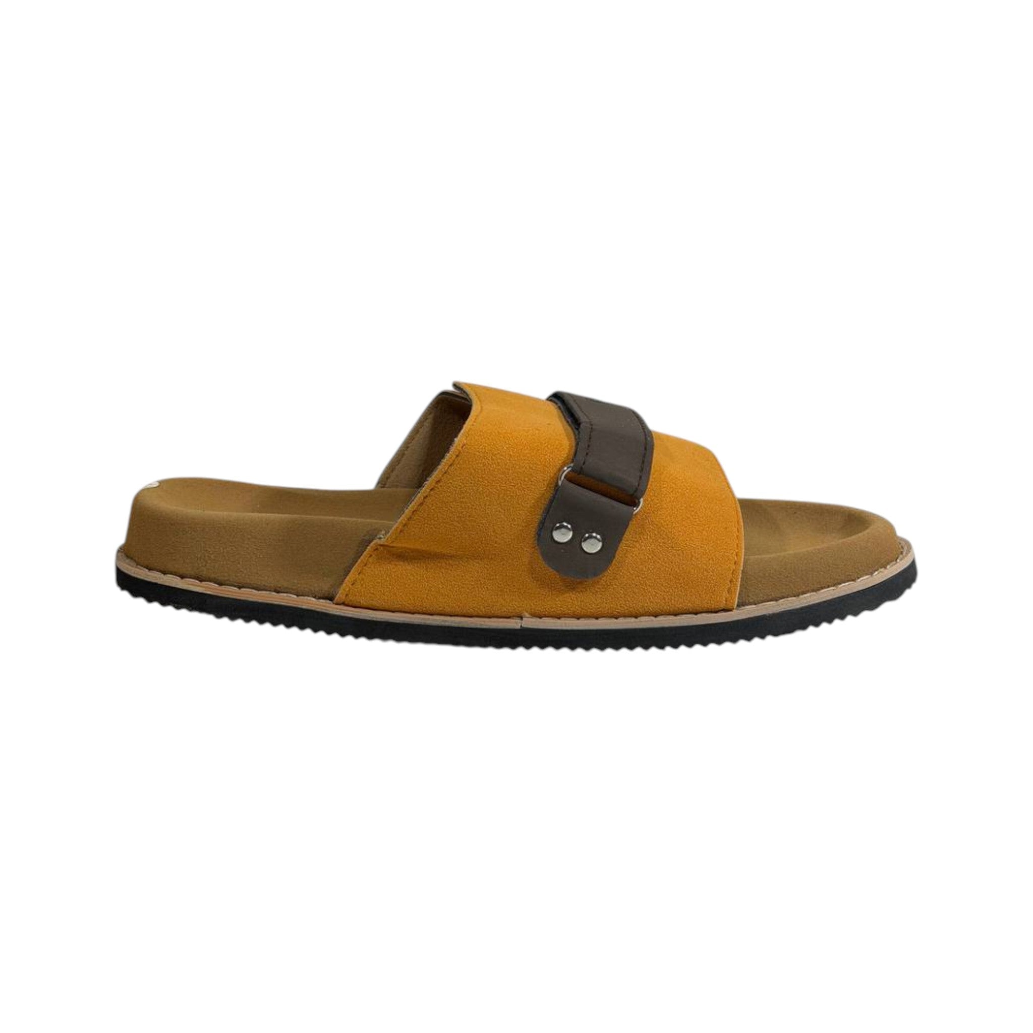 Gucci Mustard Comfort Slides – Premium Adjustable Luxury Sandals 💛👡