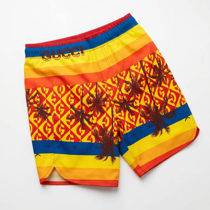 Gucci Tropical Sunset Swim Shorts 🌴🌅🌊