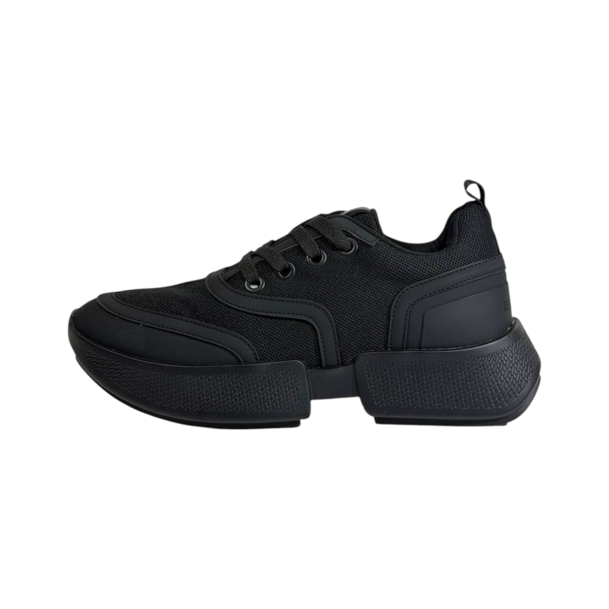 Hermès All Black Chunky Sneakers – Luxury Urban Performance Shoes 🖤