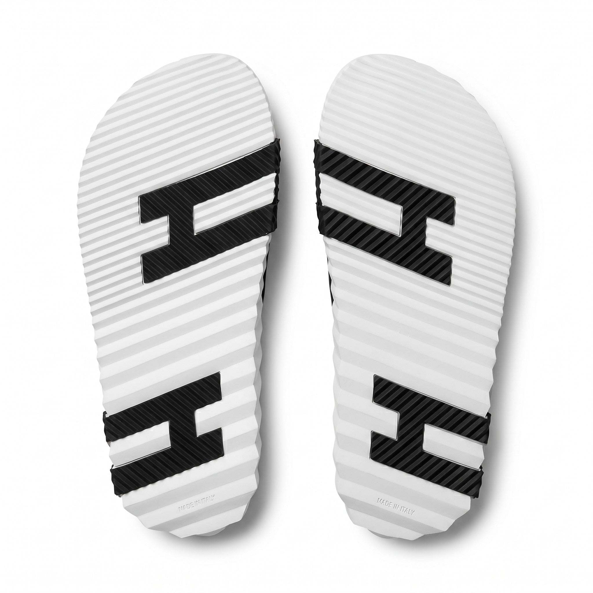 Hermès Chypre Cross Strap Slides – Black & White