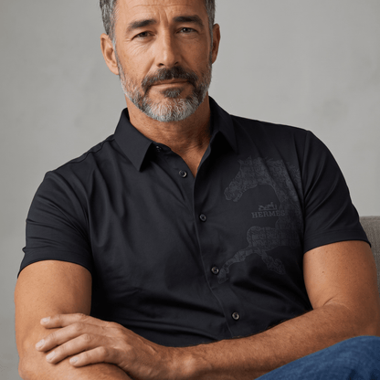 Hermès Performance Polo Shirt – Black