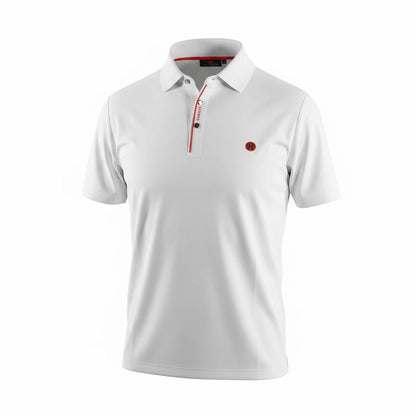 Hermès Premium White Polo Shirt – Elegant Luxury Slim Fit Tee 👕🤍