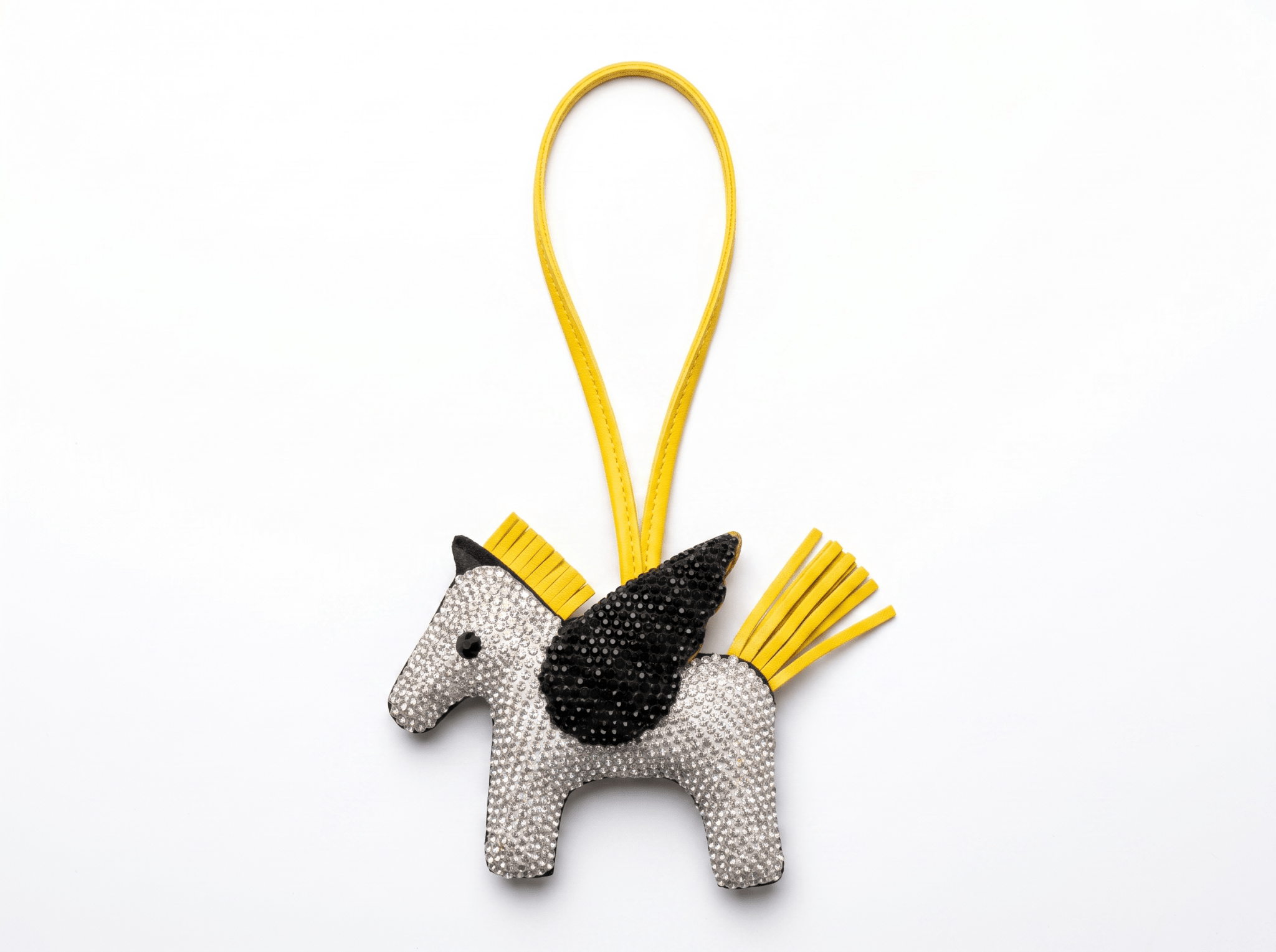 HERMÈS Rodeo Pegasus Crystal Charm 🐎✨ | Luxury Sparkling Horse Bag Accessory