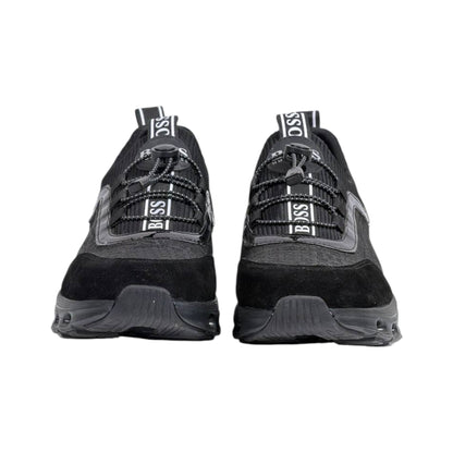 🖤 Hugo Boss All Black Luxury Runner Sneakers 👟⚡