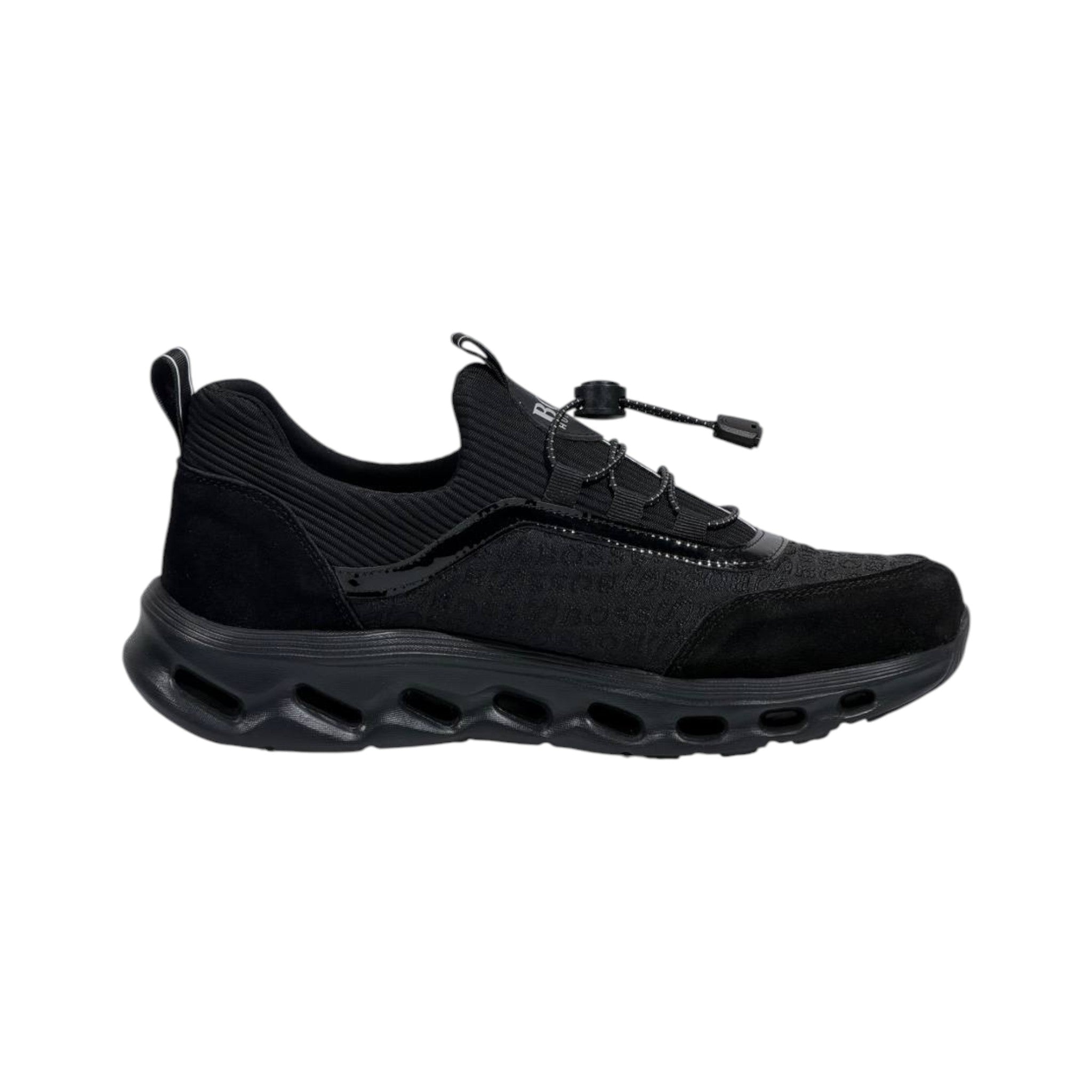 🖤 Hugo Boss All Black Luxury Runner Sneakers 👟⚡