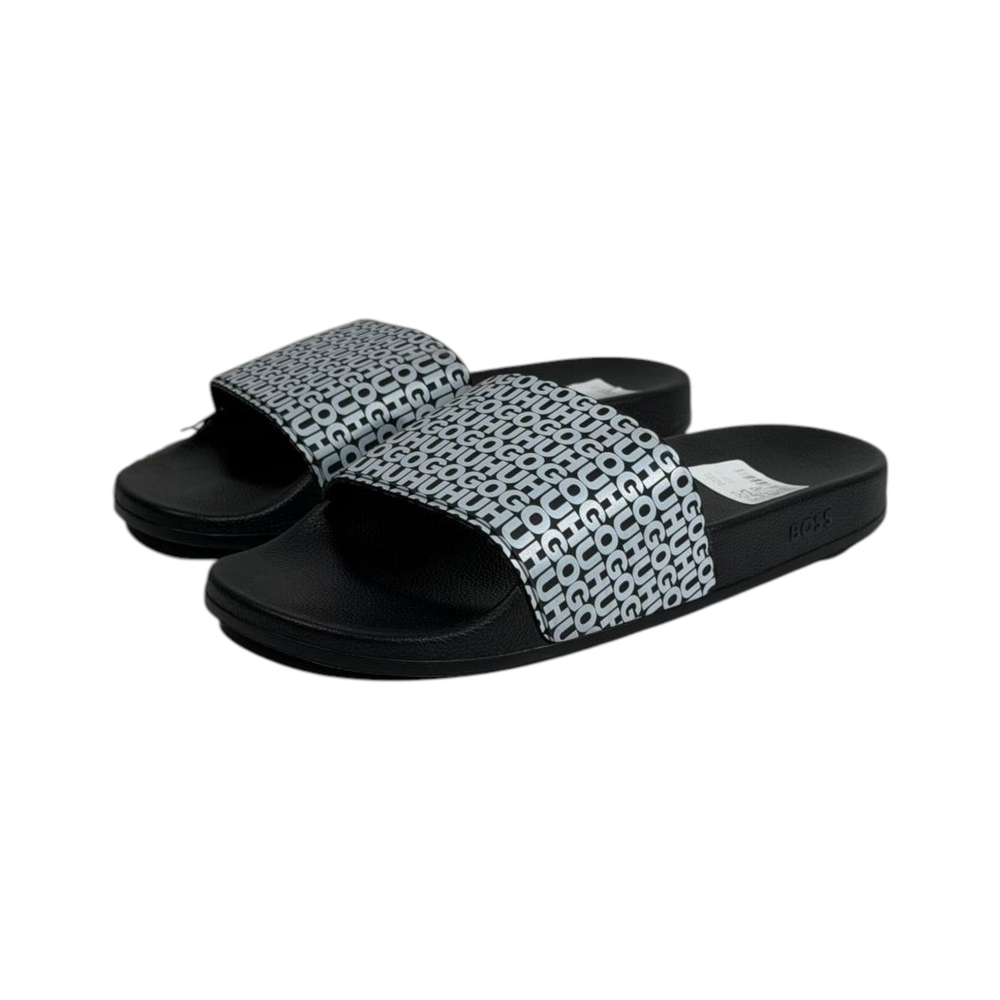 Hugo Boss Black Logo Slides – Modern Luxury Comfort Sandals 🖤✨
