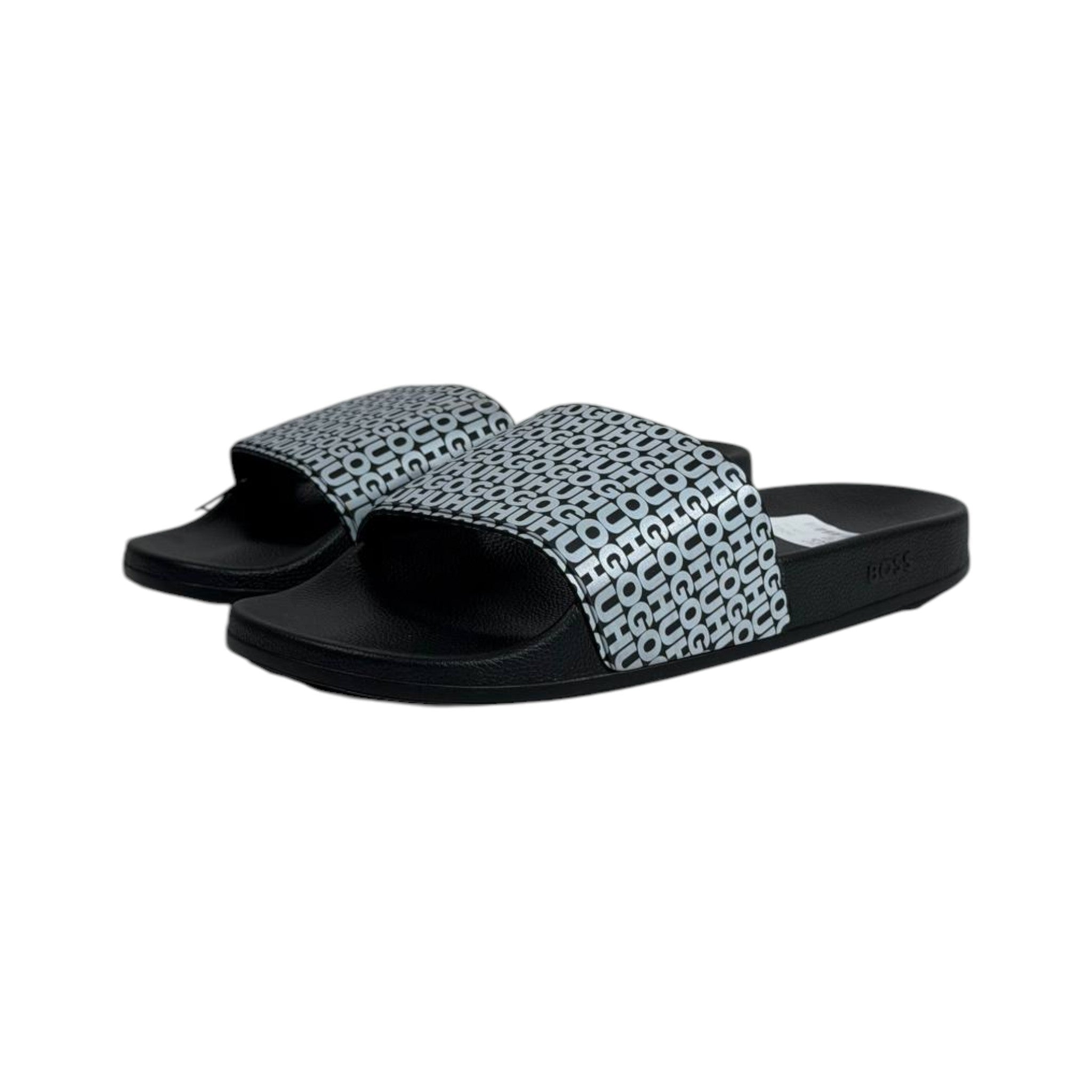 Hugo Boss Black Logo Slides – Modern Luxury Comfort Sandals 🖤✨