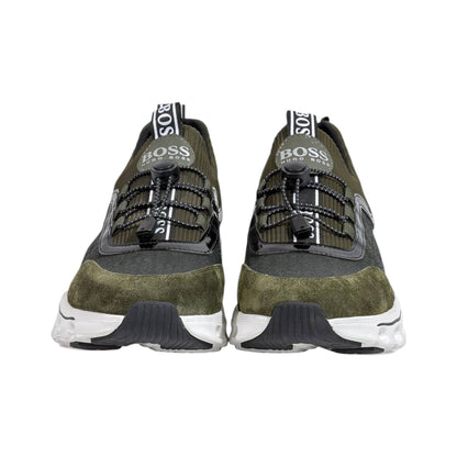 💚🖤 Hugo Boss Lightweight Slip-On Runner Sneakers 👟⚡