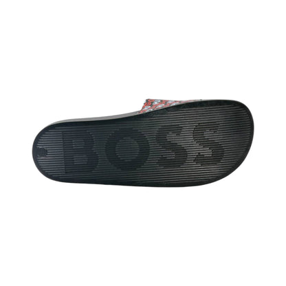 Hugo Logo Print Slides – Black Edition 🔥🖤