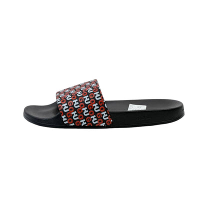 Hugo Logo Print Slides – Black Edition 🔥🖤