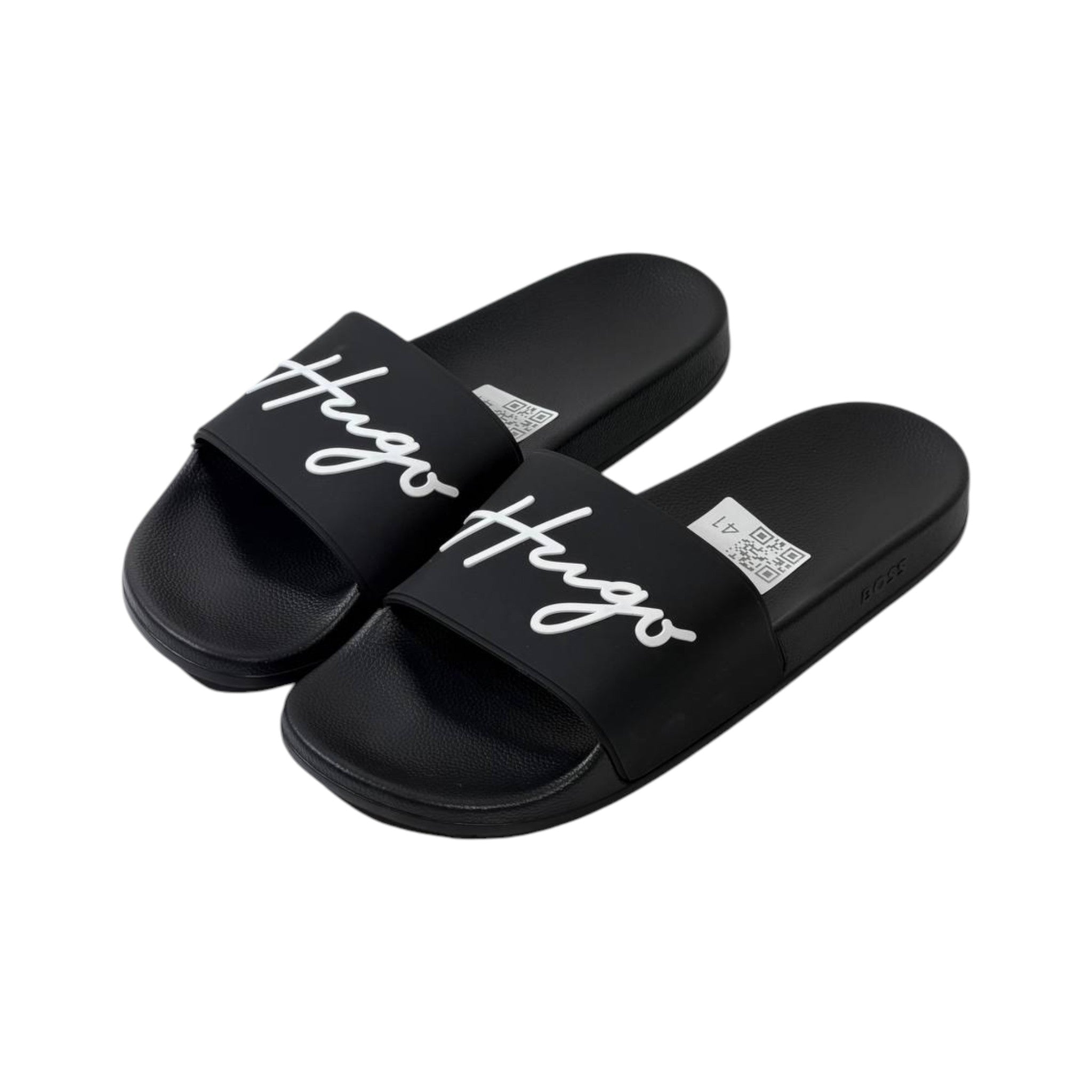 🖤 Hugo Signature Slides – Minimal Design, Maximum Comfort