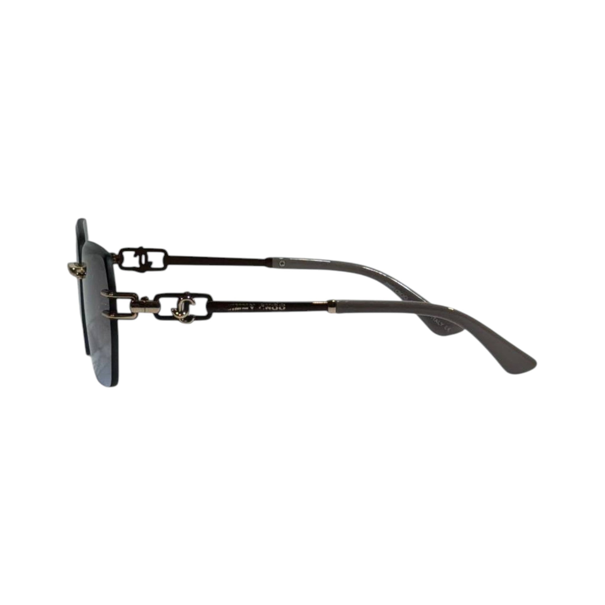 Jimmy Choo Gradient Rimless Sunglasses – Soft Luxe Edition 🤎✨