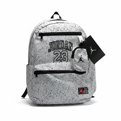 Jordan 23 Splash Backpack 🎒🤍 Street Style Edition