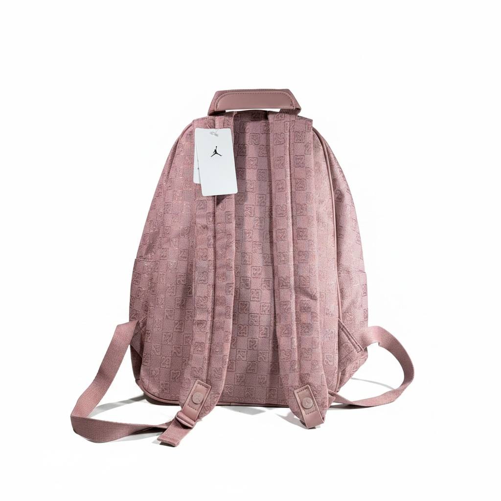 Jordan Luxe Monogram Backpack 🎒🌸 Blush Pink Edition
