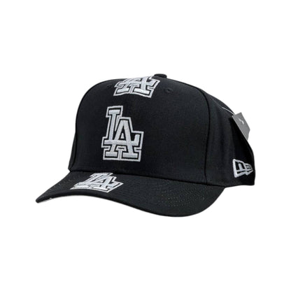 LA Black Snapback Cap – Double Logo Edition 🖤🧢