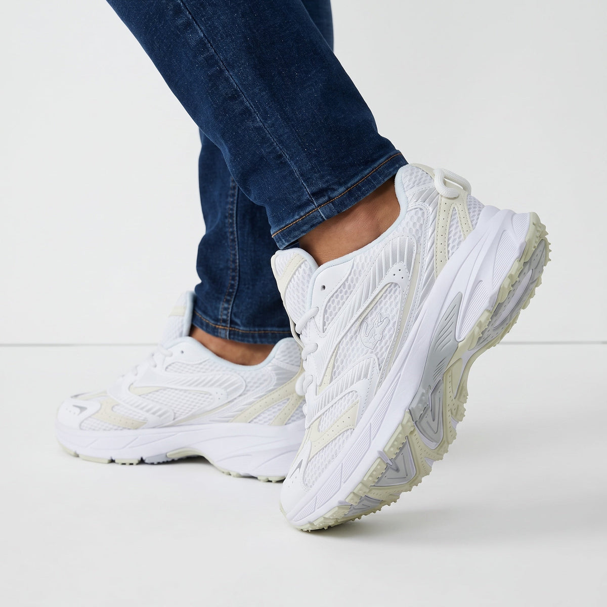 Lacoste Mesh Runner — White
