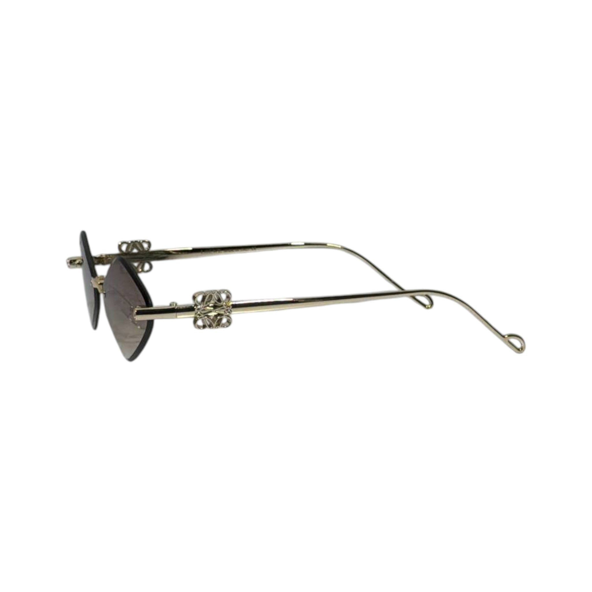 🕶️ Loewe Rimless Geometric Sunglasses – Minimalist Luxury & Timeless Elegance ✨🤎 Elevate your style with these sophisticated Loewe Ri