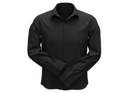 Loro Piana Black Long Sleeve Shirt 🖤✨ Minimal Luxury Fit