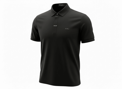 Loro Piana Black Minimal Polo Shirt 🖤✨ Modern Luxury Fit