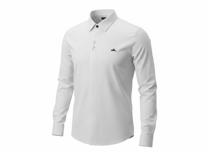 Loro Piana White Long Sleeve Shirt 🤍✨ Clean Luxury Fit