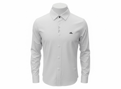 Loro Piana White Long Sleeve Shirt 🤍✨ Clean Luxury Fit