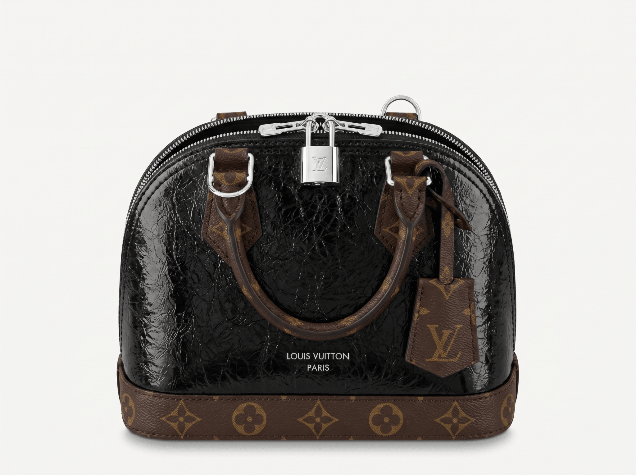 Louis Vuitton Alma BB Black Patent Handbag 🖤✨