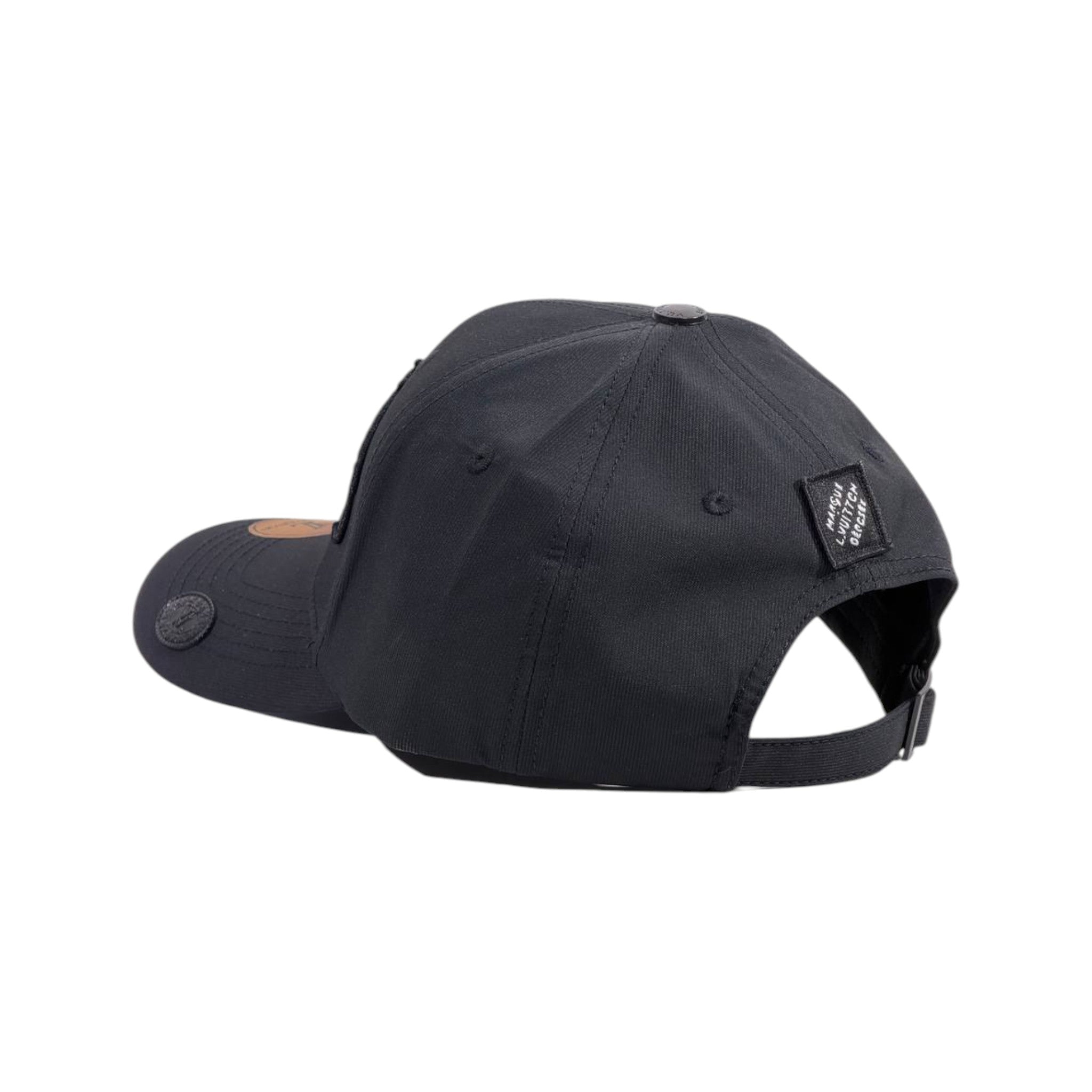 Louis Vuitton Black Script Logo Cap – Premium Minimal Streetwear 🧢🖤