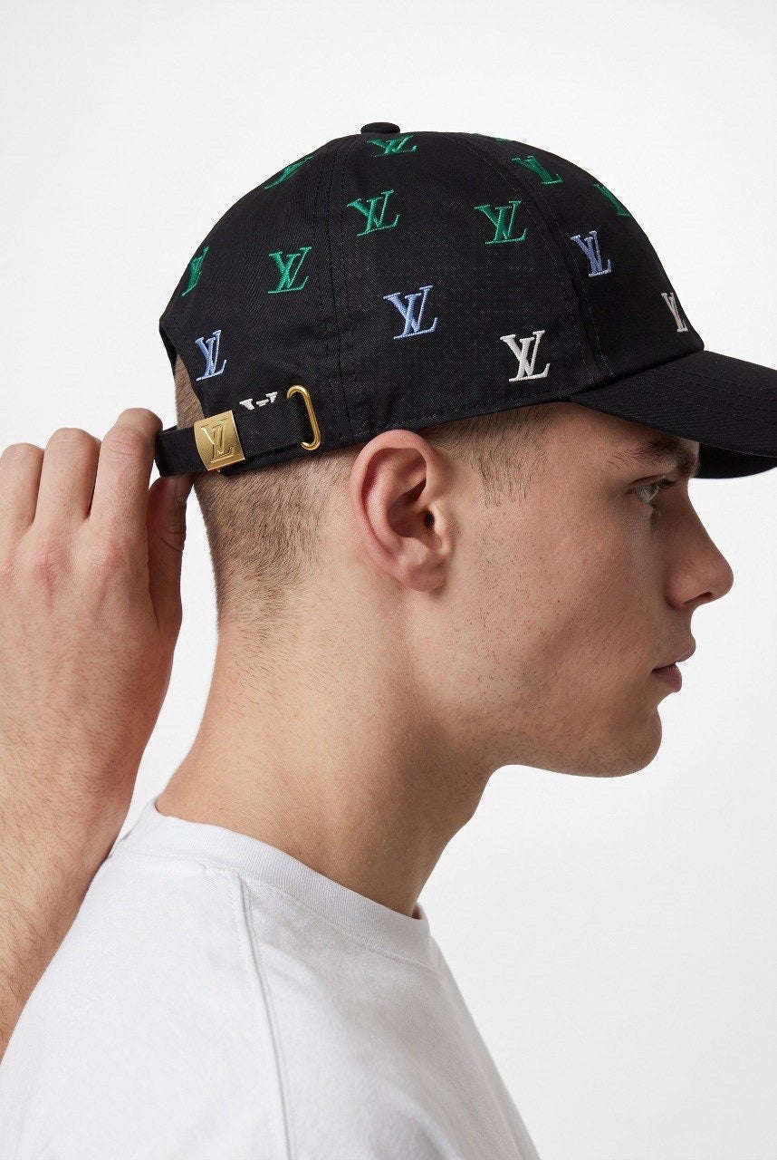 Louis Vuitton Embroidered Monogram Baseball Cap – Black