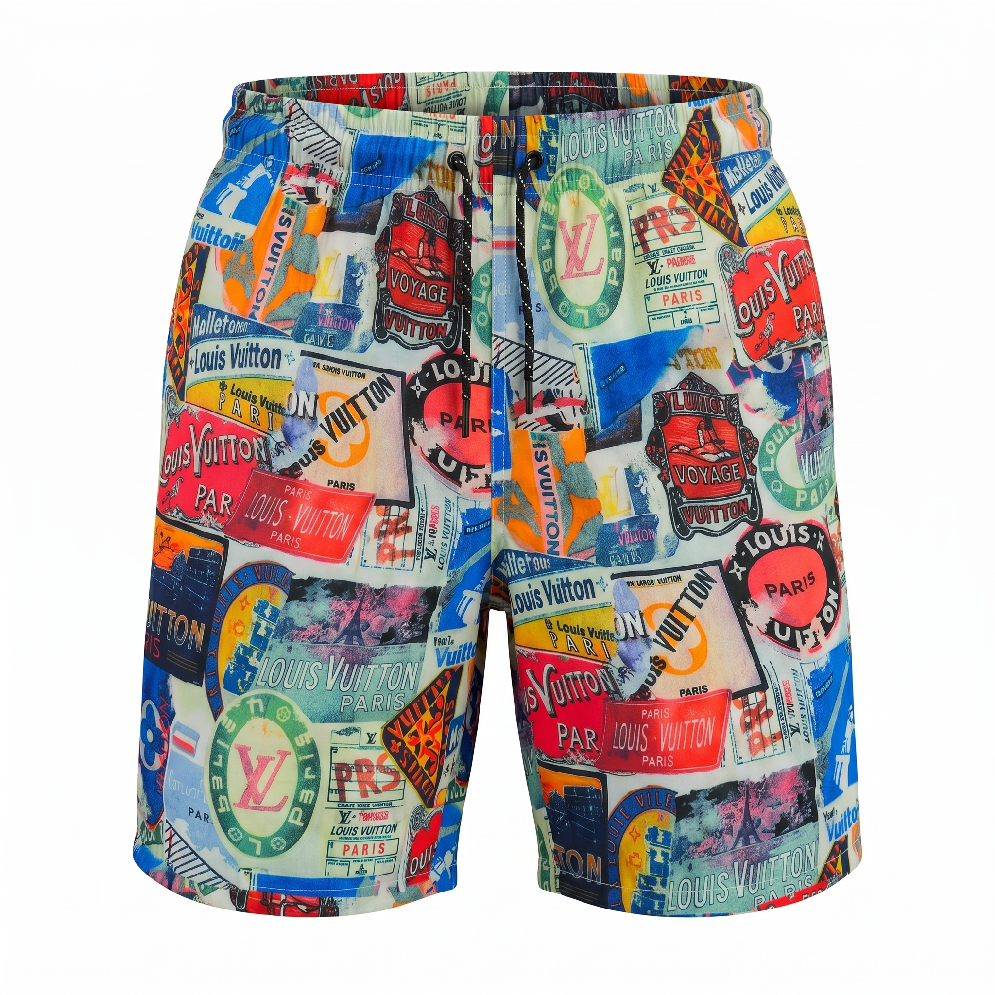 Louis Vuitton Graphic Print Swim Shorts 🌊🎨
