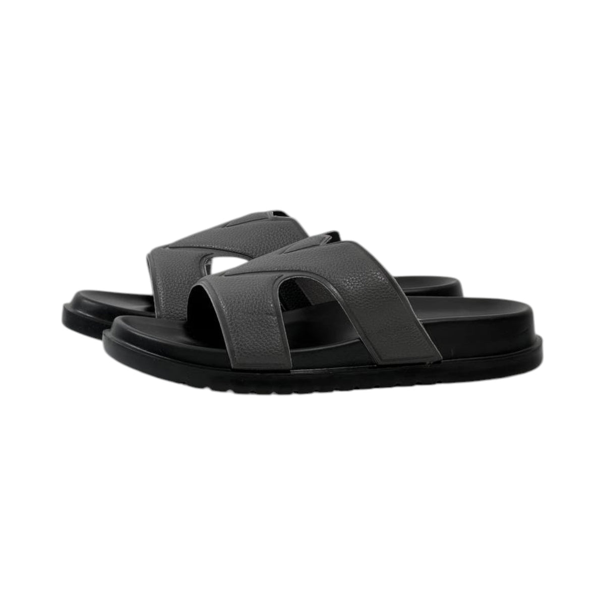 🤍 Louis Vuitton H Monogram Comfort Sandals – Black Luxury Edition