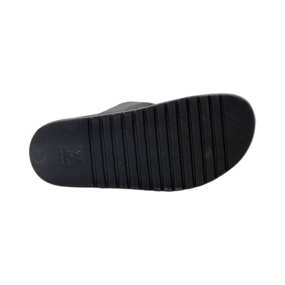 🤍 Louis Vuitton H Monogram Comfort Sandals – Black Luxury Edition