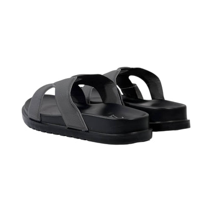 🤍 Louis Vuitton H Monogram Comfort Sandals – Black Luxury Edition