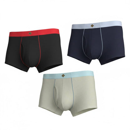 Louis Vuitton Inspired Premium Boxer Briefs 3-Pack – Luxury Comfort Collection 🩲✨