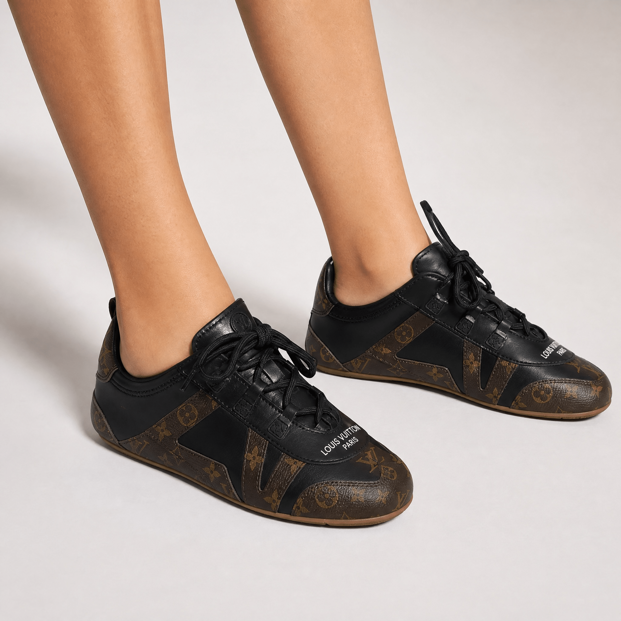 Louis Vuitton Monogram Black Retro Sneakers 🖤✨
