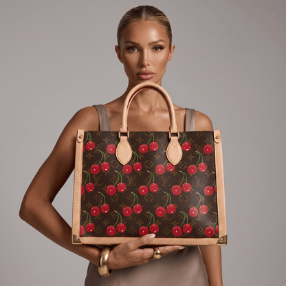 Louis Vuitton Monogram Cherry Tote Bag – Brown🍒