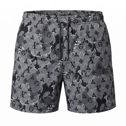 Louis Vuitton Monogram Floral Swim Shorts – Charcoal Grey 🩶🖤🌊