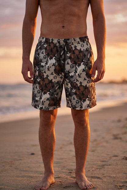 Louis Vuitton Monogram Floral Swim Shorts 🌊🌺🖤