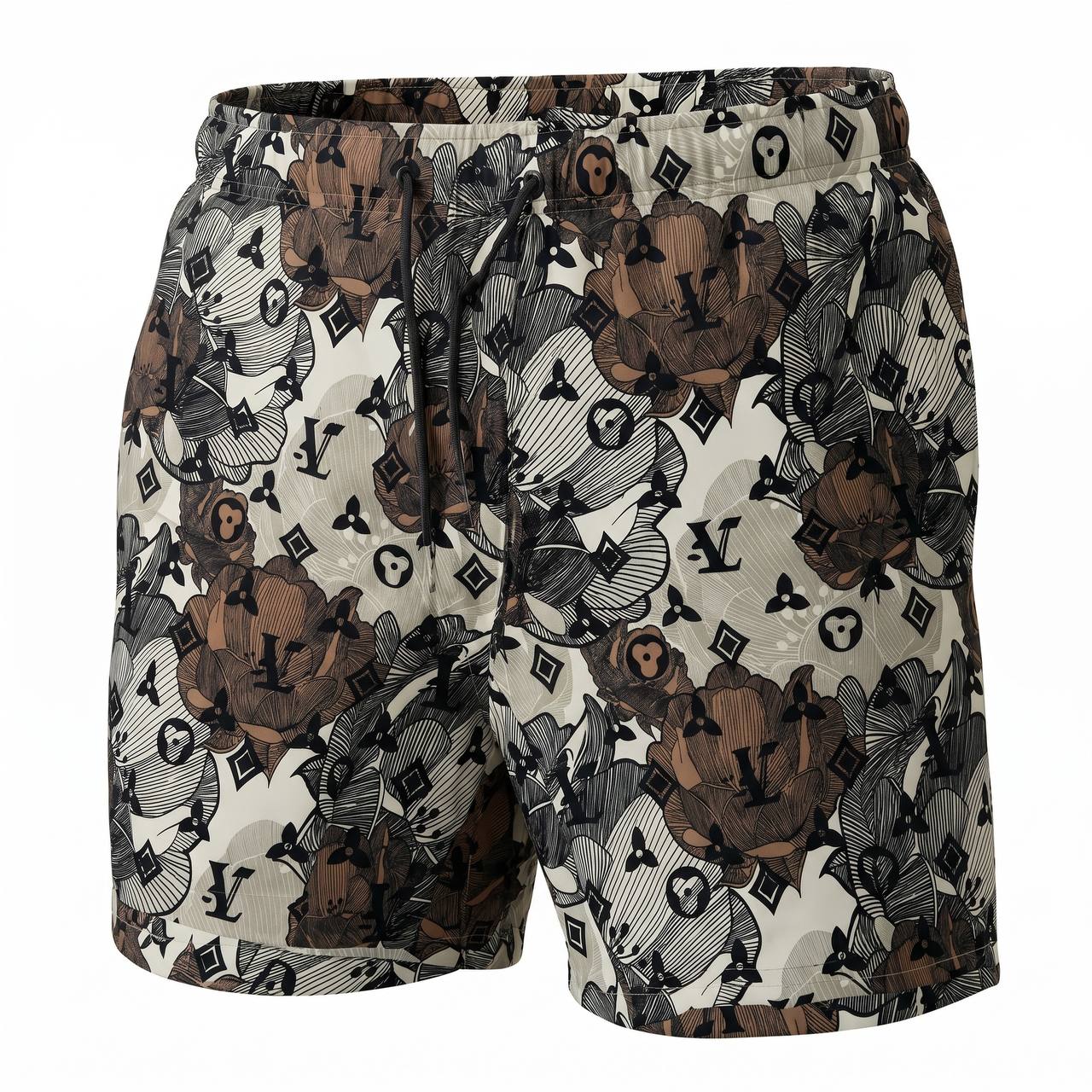 Louis Vuitton Monogram Floral Swim Shorts 🌊🌺🖤