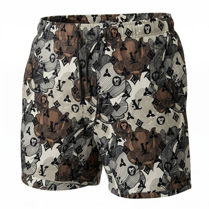 Louis Vuitton Monogram Floral Swim Shorts 🌊🌺🖤
