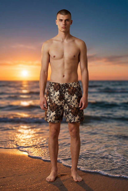 Louis Vuitton Monogram Floral Swim Shorts 🌊🌺🖤