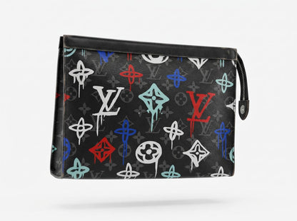 Louis Vuitton Monogram Graffiti Pochette – Black Multicolor 🎨🖤✨