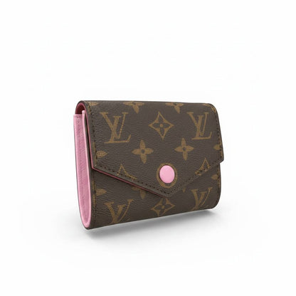 Louis Vuitton Monogram Mini Chain Wallet – Luxury Crossbody Bag Brown & Pink ✨👜