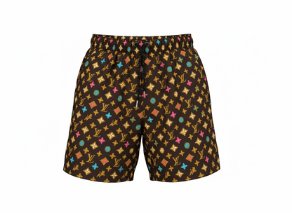 Louis Vuitton Monogram Multicolor Swim Shorts – Luxury Beach Essential 🌊✨