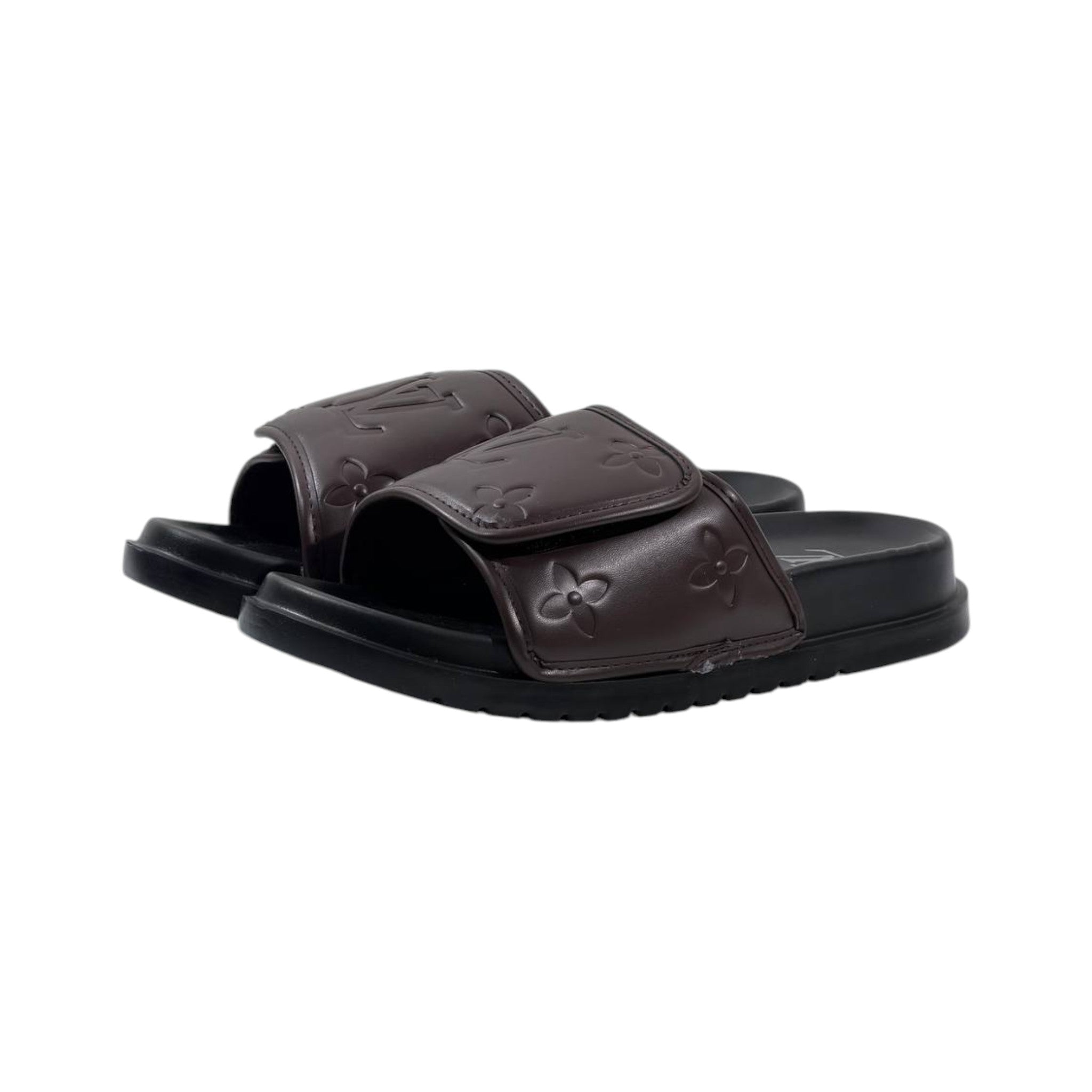 Louis Vuitton Monogram Slides – Chocolate Edition 🤎✨