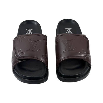 Louis Vuitton Monogram Slides – Chocolate Edition 🤎✨